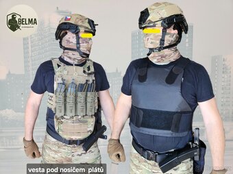 taktická balistická vesta neprůstřelná nosič plátů - 6