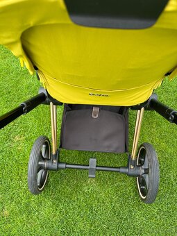 Cybex Priam Rosegold Mustard Yellow sporťák - 6