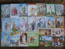 Pohledy-pohlednice různé,velikonoční,kytky,dětské - 6