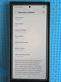 Samsung Galaxy S25 Ultra 256GB Whitesilver ZÁNOVNÍ - 6