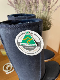 Nové modré kožené válenky sněhule boots UGG vel. 39 - 6