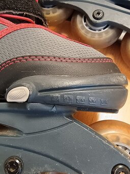 Značkové dívčí kolečkové brusle K2 - nastavitelná vel. 29-34 - 6