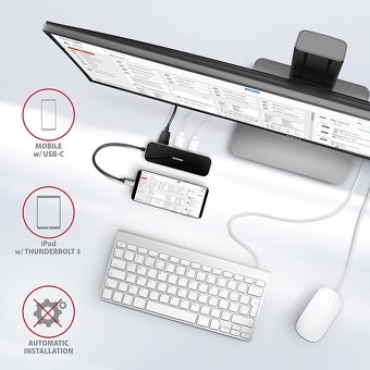 USB HUB | AXAGON HMC-6GL | USB-C 6in1 rozbočovač | Nový - 6