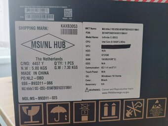 Herní MINI PC MSI Infinite S B933 - 6