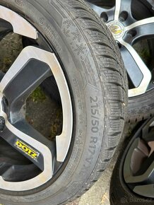 ALU KOLA 7,5Jx17H2 + ZIMNI PNEU NOVE 215 - 6