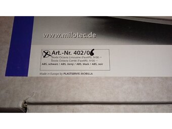 Milotec 40206 sání do nárazníku - 3dílné Škoda Octavia Facel - 6