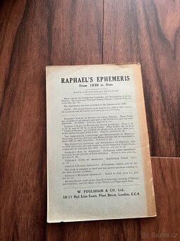 Raphael's Astronomical Ephemeris Planet´s places for 1929 - 6