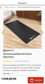Běžecký pás HS-1000LB Wind s nosností do 150 kg. - 6