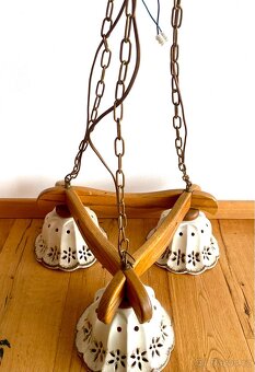 Starý krásný romantický lustr - 6