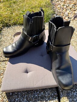 Kožené motorkářské boty tzv. Koně - 6