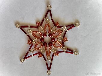 Vánoční ozdoby z korálků - 6