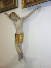 Kristus dřevěný polychromovaný - 6