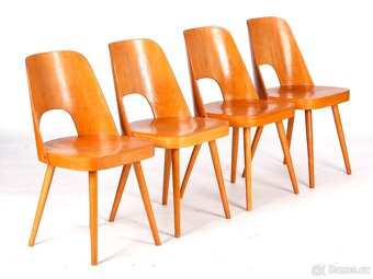 4x židle O. Heardtl, výroba TON, 1958. - 6