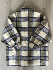 Teplá oversize košilová bunda ZARA - 6