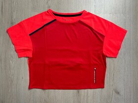 Tommy Sport neonově oranžovo-červený crop top, vel. XS - 6
