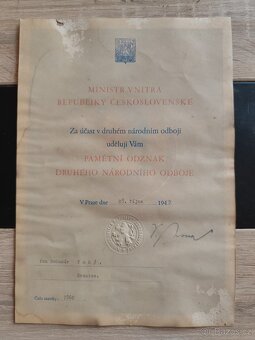 Dekrety které patřili Bohumíru Tuhému - 6