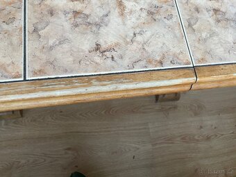 Masivní rustikální stůl – rozkládací + výškově nastavitelný - 6