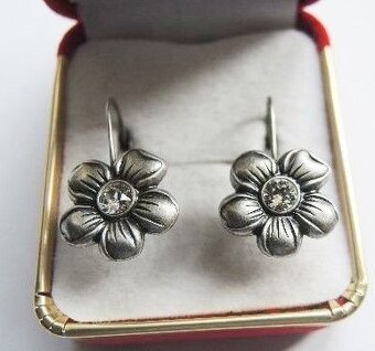 Gallic - naušnice s crystalem Swarovski - 6