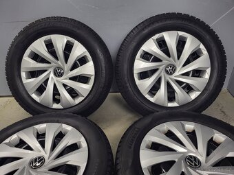 Originál 15" VW Škoda 5x100 zimní pneu 7-8mm - 6