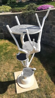Kocici strom bily - škrabadlo pro kocky - 6