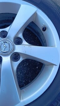 Sada Alu kol Mazda 6,5Jx16 , ET52,5 + pneu - 6