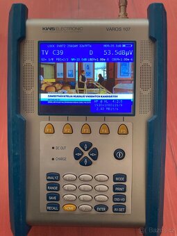 KWS Varos 107- měřící přístroj pro DVB T2,DVB-C,DOCSIS .... - 6