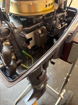 Lodni motor Yamaha 5 (8)hp 2t 2valec, dlouha noha, - 6