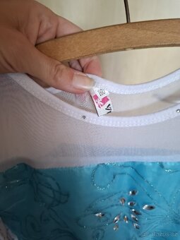 šaty princezna/ Elsa vel 152/158 - 6