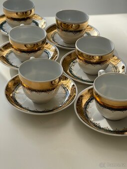 KÁVOVÁ SOUPRAVA 6x ŠÁLEK + 6x PODŠÁLEK H&C - 6