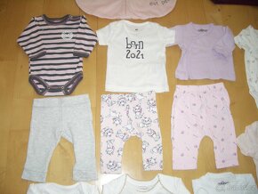 Komplet oblečení pro miminko holčičku v.50-56 TOP stav - 6