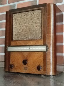 Starožitné zajímavé předválečné rádio Telefunken T345 WL - 6