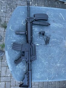 Prodám Airsoft zbraň M4 RIS DS4  carbine, kompletní set . - 6