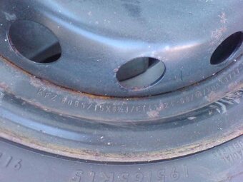 Disky Fiat, zimní Dunlop SP Winter Response, M+S, 195/65/15, - 6