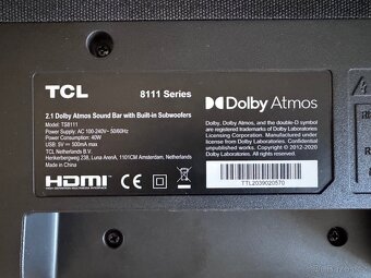 Soundbar TCL TS8111 černý - 6