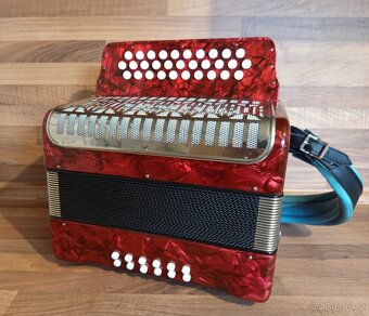 Heligonka (harmonika,akordeon) Weltmeister G-C-F - 6