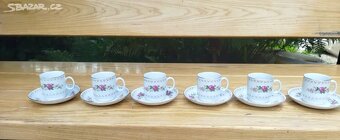Retro čajové soupravy. Všechny jsou bez vady - 6