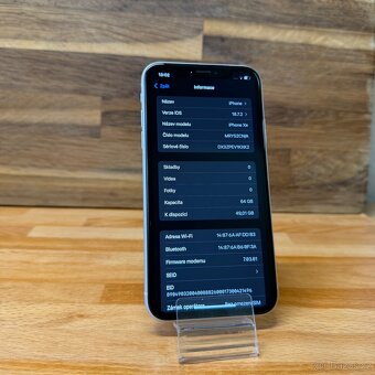 IPhone XR 64GB, bílý, 100% baterie (rok záruka) - 6