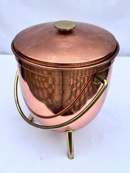 Designová měděná nádoba na led – Harald Buchrucker (Rakousko - 6