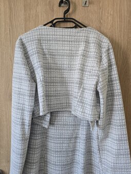 Dámský kostým šaty a sako vel. L - 6