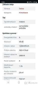 mobilní klimatizace Daitsu - 6