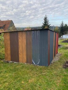 Plechová garáž 3x5 různobarevná III tr. - 6