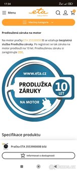 Pračka ETA - 6