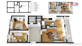 Prodej bytu 3+1, 69 m², Nymburk, ul. Jasmínová - 6