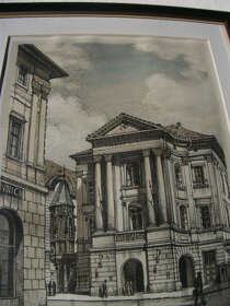 Obraz Praha aquarel - signován - 6