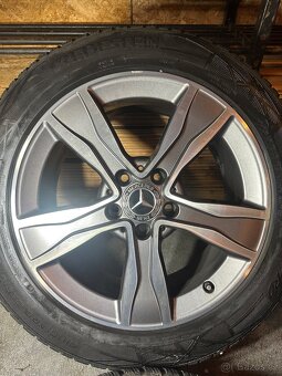 ALU Kola Mercedes C 5x112 R17 Zánovní Zimní Pneu 225/50/17 - 6