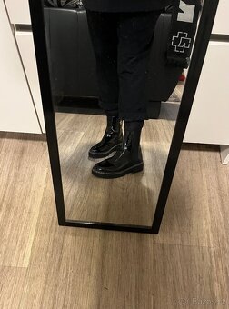 Kotníkové černé boty - 6