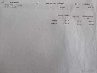 Vibrační plošina HS-080VS Nexus Pro s podložkou - 6
