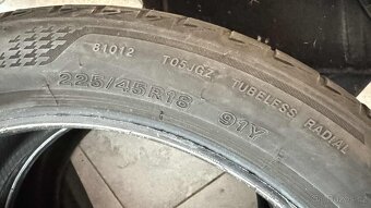 2x letní pneu Bridgestone Turanza T005 225/45 R18 - 6