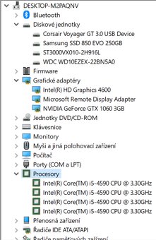 Prodám PC s Windows 10 + monitor 144hz - 6
