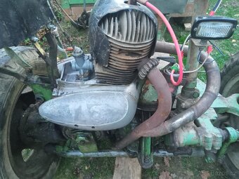 Malotraktor/fréza domácí výroby na opravu nebo díly - 6